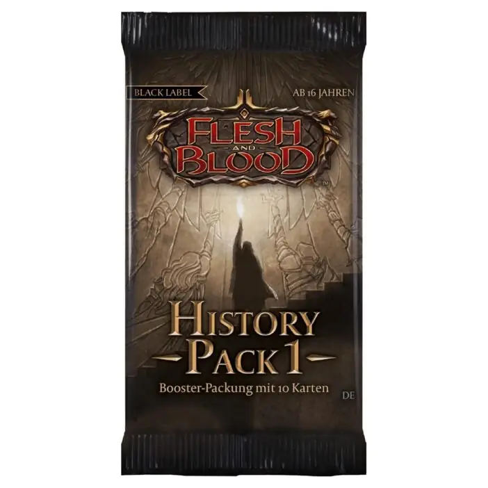 FAB Flesh and Blood History Pack 1 Black Label Booster DE